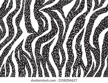 Abstract Zebra pattern design, vector illustration background. wildlife fur skin design illustration.