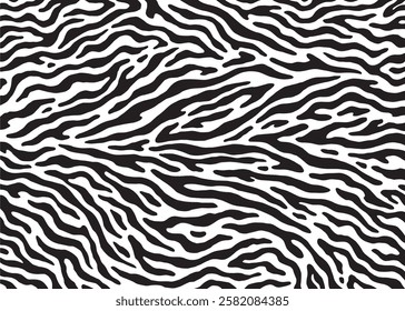 Abstract Zebra pattern design, vector illustration background. wildlife fur skin design illustration.