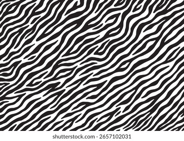 Abstract Zebra pattern design, vector illustration background. wildlife fur skin design illustration.