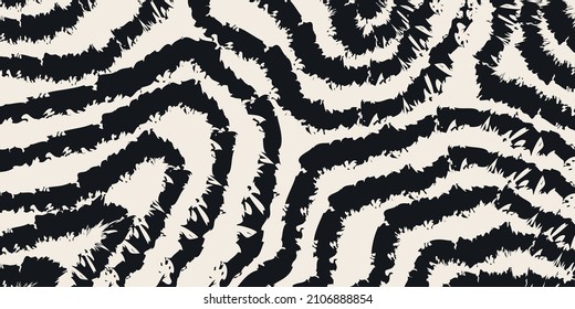 Abstract zebra pattern. Vector Illustration.