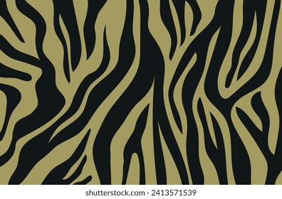 Abstract zebra pattern. Vector Illustration.