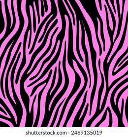 Abstract zebra pattern. Vector Illustration.