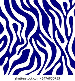 Abstract zebra pattern. Vector Illustration.