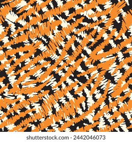 Abstract zebra print seamless pattern