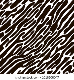 Abstract zebra skin pattern with transparent background. This pattern is seamless and hand drawn and may be used for any surface, apparel, fabric design.