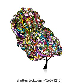 Abstract zenart tree for your design