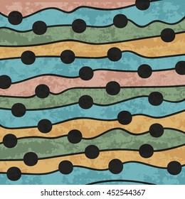 Abstract zentangle colored hand drawn doodle pattern. Design element for background, wrapping paper, paper packaging and other. Vector illustration.