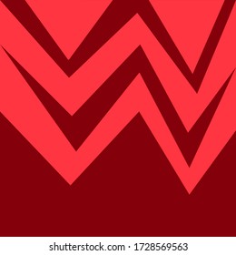 ABSTRACT ZIG ZAG BACKGROUND SIMPLE MODERN TRENDY VECTOR FLAT COLOR