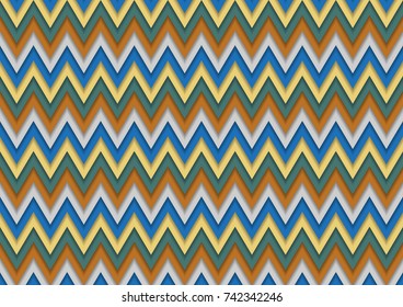 Abstract zig zag background.Vector geometric pattern.