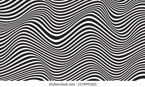 Abstract zig zag line wave background