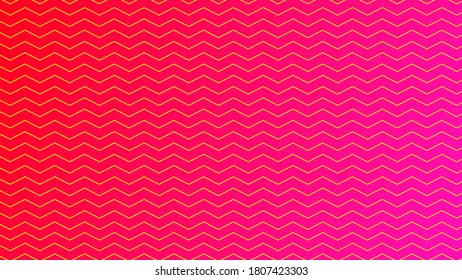 Abstract zig zag on red background with dynamic effect. Vector illustration for design.
