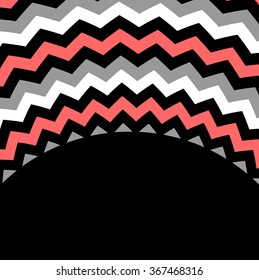 abstract zigzag