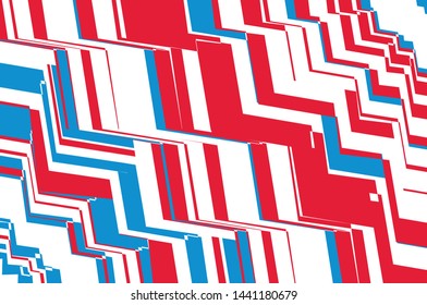 Abstract zig-zag background. Vector illustration
