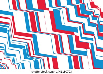 Abstract zig-zag background. Vector illustration