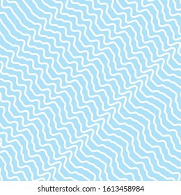 abstract zigzag blue with white line pattern background vector design. 