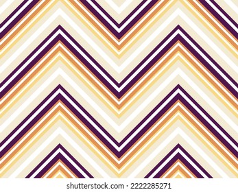 Abstract Zigzag chevron pattern geometric background for wallpaper, gift paper, fabric print, furniture. Zigzag print. Unusual painted ornament from brush strokes.