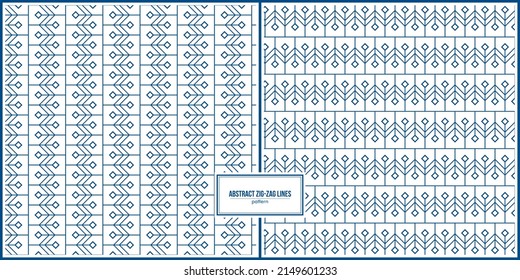 abstract zig-zag dark lines pattern