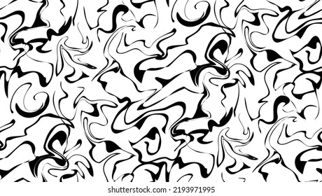 Abstract ZigZag Doodle Seamless Background Texture, Vector Illustration