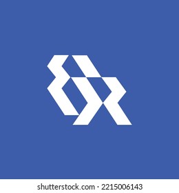 Abstract zigzag geometric shapes logo. Suitable for industry, company, product, brand, and business.