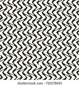 Abstract Zigzag Grid Motif. Seamless Pattern.