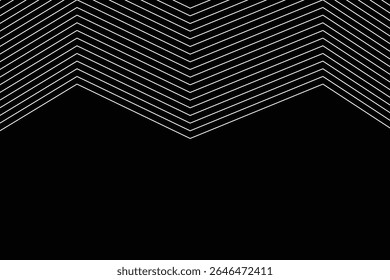 Abstract zigzag line design vector illustration.eps