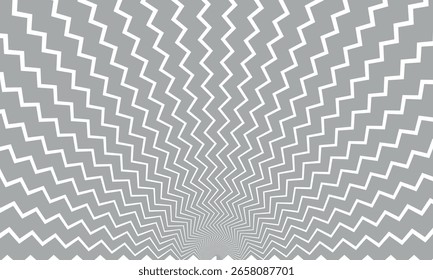 linhas de ziguezague abstratas design padrão de cor de prata sunburst