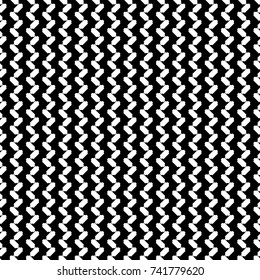 Abstract. Zigzag lines wallpaper. Repeated figures background. Slabs tessellation. Seamless surface pattern design with slanted blocks tiling. Ethnic ornament. Mosaic motif. Digital paper. Vector art.