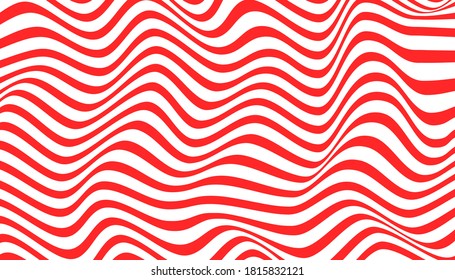 Abstract zigzag lines wave background vector
