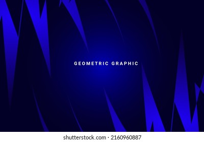 Resumen zigzag diseño moderno diseño brillante azul de fondo vectorial