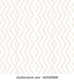 Abstract ZigZag Parallel Stripes. Stylish Ethnic Ornament. Vector Seamless Pattern. Repeating Subtle Background