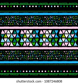 Abstract zigzag pattern for cover design. Retro chevron vector background. Geometric decorative seamless