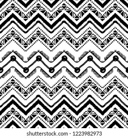 Abstract zigzag pattern for cover design. Retro chevron vector background. Geometric decorative seamless