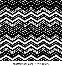 Abstract zigzag pattern for cover design. Retro chevron vector background. Geometric decorative seamless