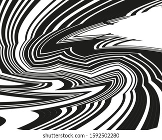 Abstract zigzag pattern for cover design. Monochrome background. Modern pattern. Geometric wallpaper design. Creative vector element. Banner, poster template. Black friday sale banner.