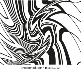Abstract zigzag pattern for cover design. Monochrome background. Modern pattern. Geometric wallpaper design. Creative vector element. Banner, poster template. Black friday sale banner.