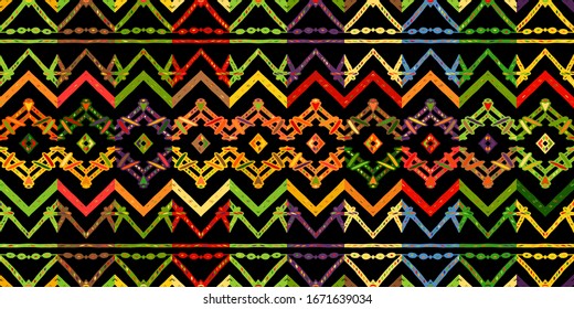 Abstract zigzag pattern for cover design. Retro chevron vector background. Geometric decorative seamless