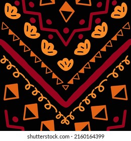 Abstract zigzag pattern for cover design. Retro chevron vector background. Geometric decorative seamless