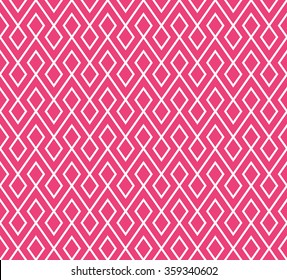 Abstract Zigzag And Rhombus Pattern Background With Pink Tone.greeting Card.vector