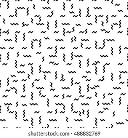 Abstract zigzag and rhombus pattern background.
Geometric black and white. Ornament vector.
