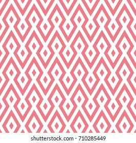 abstract zigzag and rhombus pattern background with pink color.native pattern.retro chevron pattern background