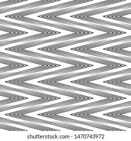 Abstract zigzag seamless pattern background.