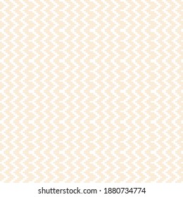Abstract ZigZag Seamless Texture in Set Sail Champagne Color Tone Background.