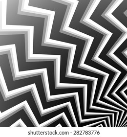 Abstract zigzag shapes.