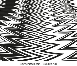 Abstract zigzag for web backdrop design.Geometric pattern. B&W background. Creative design. Pattern dynamic lines. Textile design. Minimal geometric background. Poster template.