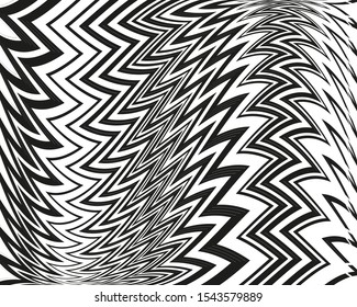 Abstract zigzag for web backdrop design.Geometric pattern. B&W background. Creative design. Pattern dynamic lines. Textile design. Minimal geometric background. Poster template.