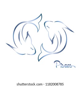 Abstract zodiac symbol