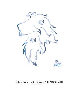 Abstract zodiac symbol