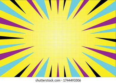 Abstract zoom background illustration design