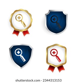 Abstract Zoom Badge and Label Collection, can be used for business designs, presentation designs or any suitable designs.