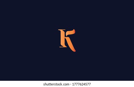 Resumen,Logo de letra K creativa y única